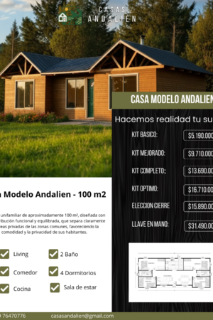 Modelo Andalien  100 m2
