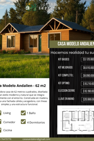Modelo Andalien 62 m2