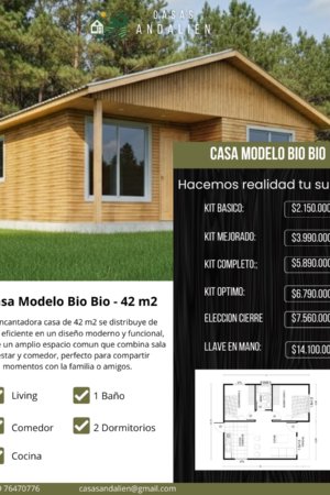 Modelo Bio Bio 42 m2
