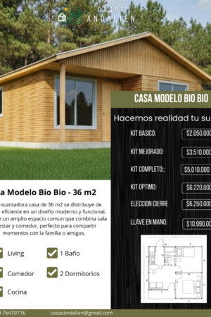 Modelo Bio Bio 36 m2