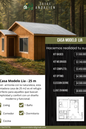 Modelo Lia 25 m2